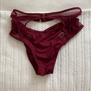 Tatiana pole wear bottoms burgundy